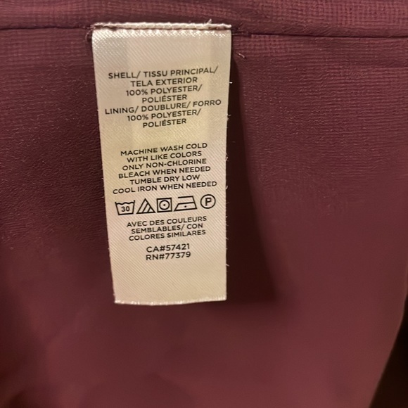 Ann Taylor Burgundy Ruffle Sleeve Top - Picture 5 of 5